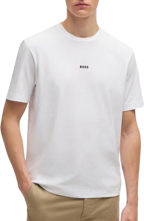 BOSS ORANGE Heren Polo's & T-shirts Tchup 10242929 01 Wit - Foto 6