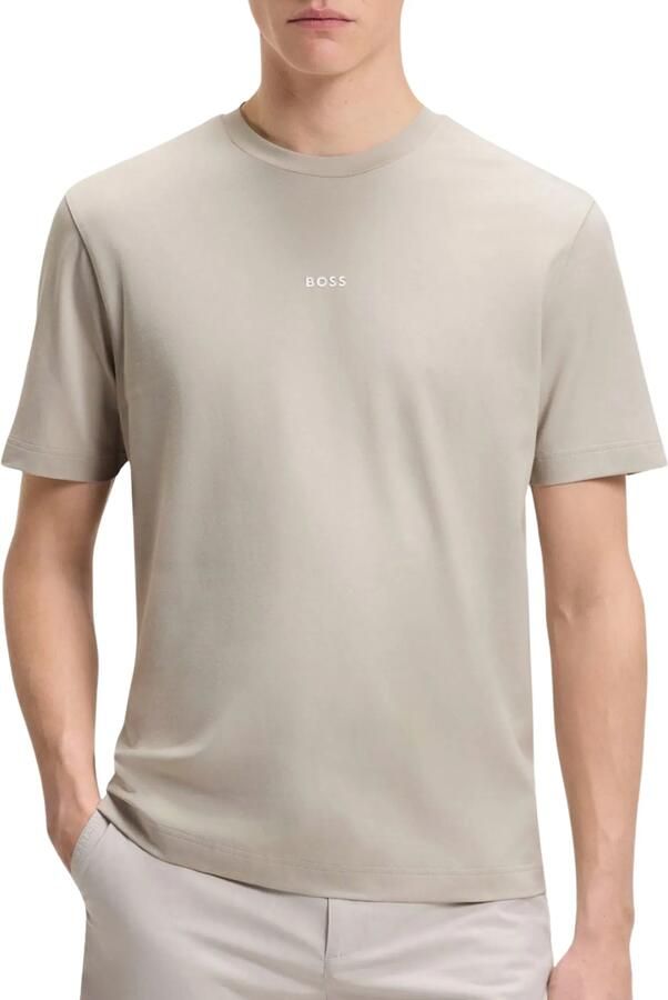 Boss Orange regular fit T-shirt van katoenmix model 'TCHUP' - Foto 9