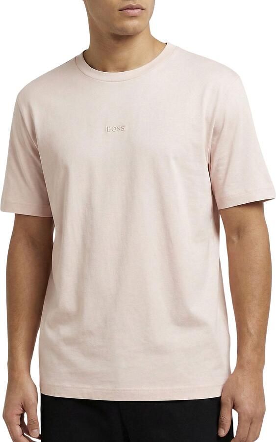 Boss Orange relaxed fit T-shirt van katoenmix model 'TCHUP' - Foto 7