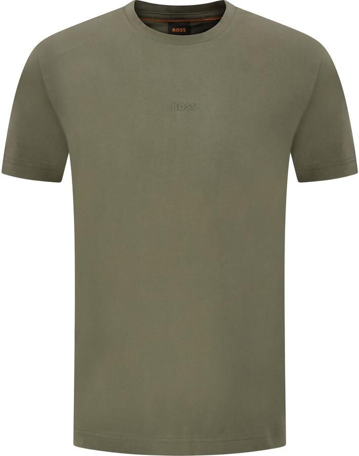 BOSS ORANGE Heren Polo's & T-shirts Tchup 10242929 01 Khaki - Foto 5
