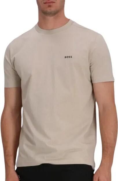 BOSS GREEN Shirt met ronde hals Thee met gegomd contrast-logo - Foto 5