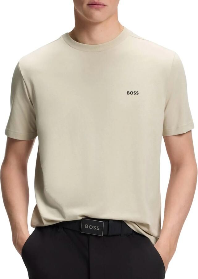 BOSS Green regular fit T-shirt van katoenmix - Foto 7