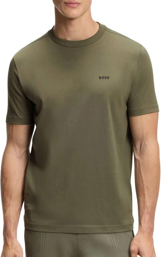 BOSS Green Regular fit T-shirt van katoenmix - Foto 3