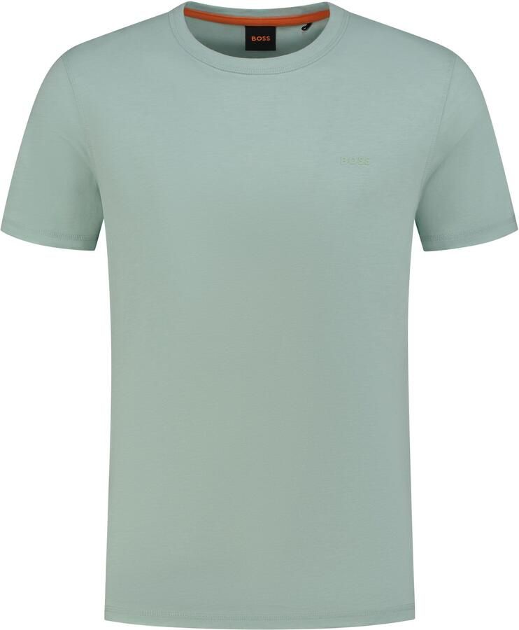 Boss Heren T-Shirt Lente Zomer Collectie 100% Katoen Blue Heren - Foto 5