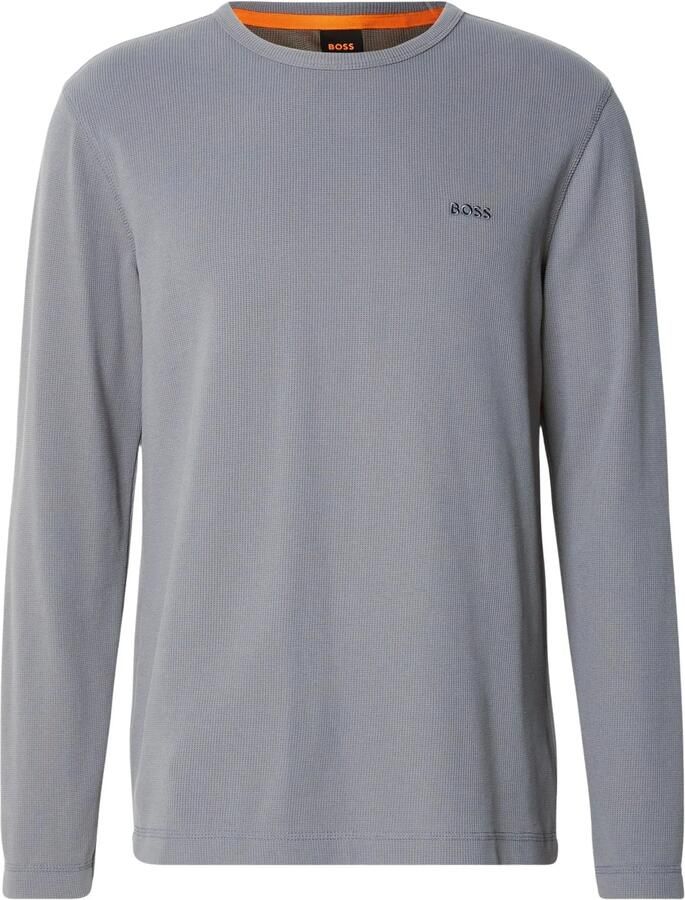 Boss Orange Regular fit shirt met lange mouwen en wafelstructuur model 'TEMPESTO'