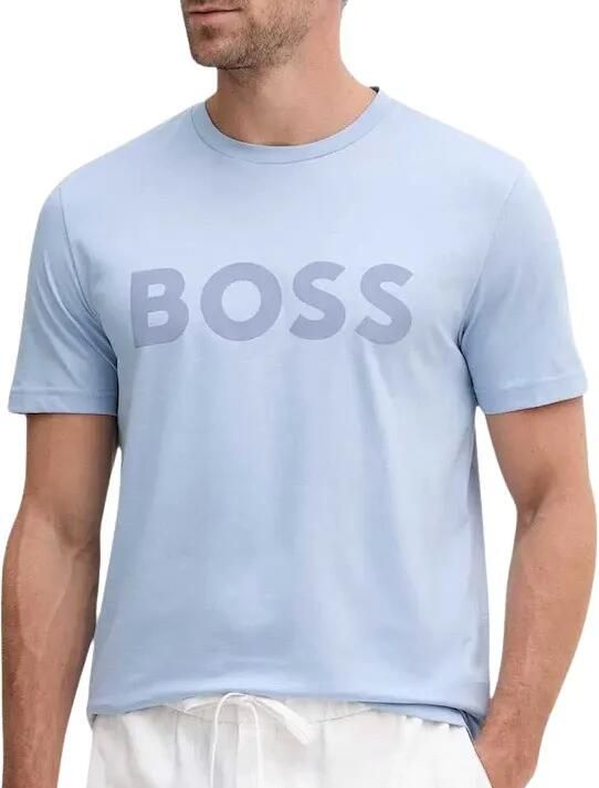 Boss Orange T-shirt Thinking met logoprint (1-delig)