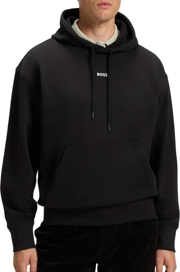 Boss Orange Hoodie WeSmallhood met kangoeroezak - Foto 3