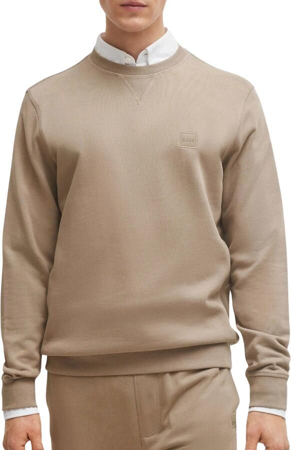 Hugo Boss Bruine Trui Stijlvolle Casual Kleding Brown Heren