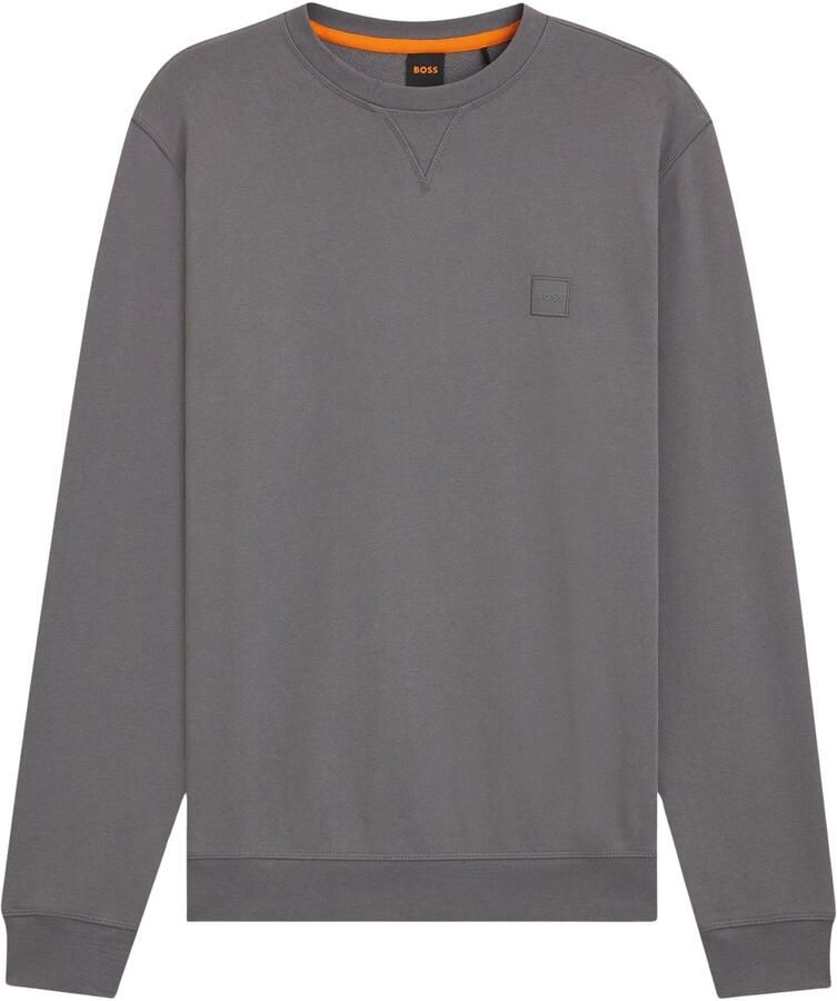 Boss Orange Regular fit sweatshirt van puur katoen model 'WESTART'