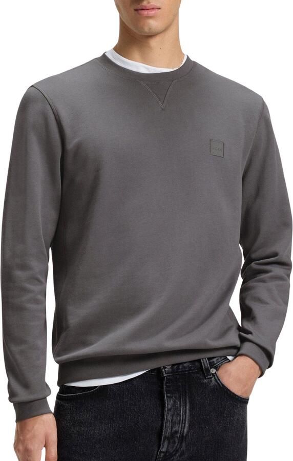 Boss Orange Regular fit sweatshirt van puur katoen model 'WESTART' - Foto 11