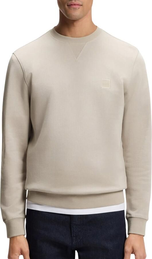 Boss Orange Regular fit sweatshirt van puur katoen model 'WESTART' - Foto 5