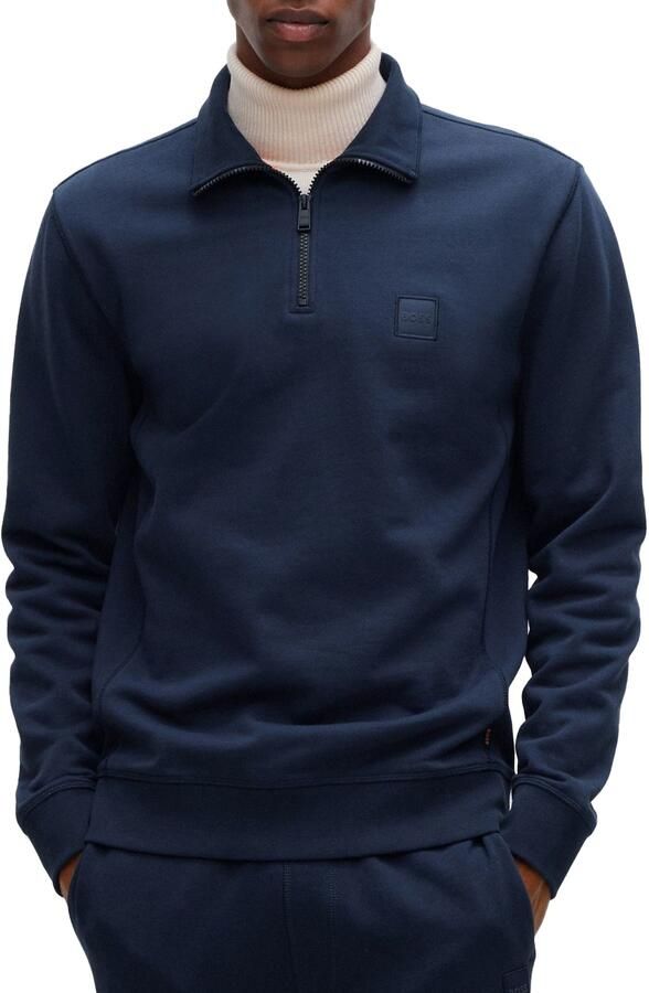 Boss Orange Sweatshirt Zetrust met een ritssluiting bij de kraag (1-delig) - Foto 10