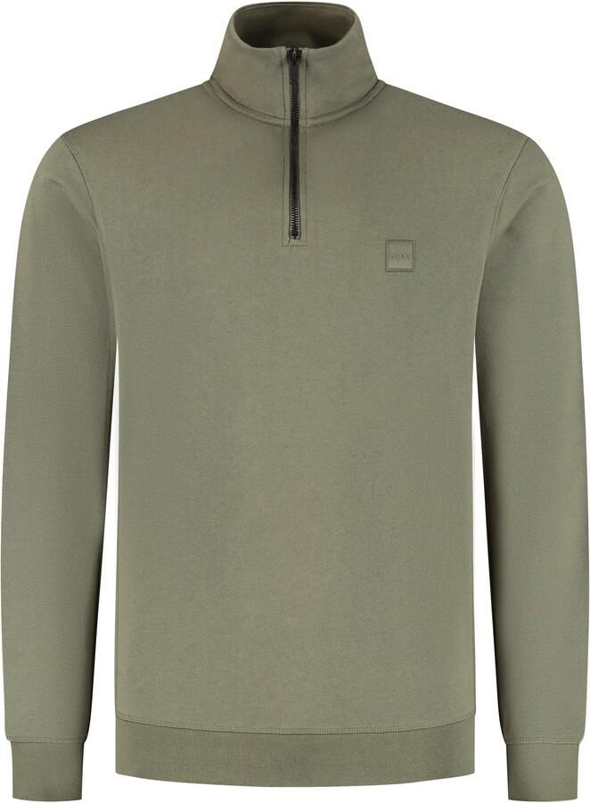 BOSS ORANGE Heren Truien & Vesten Zetrust Olijf - Foto 5