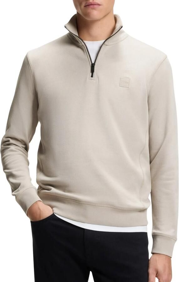 Boss Orange Regular fit sweatshirt van puur katoen model 'ZETRUST' - Foto 5