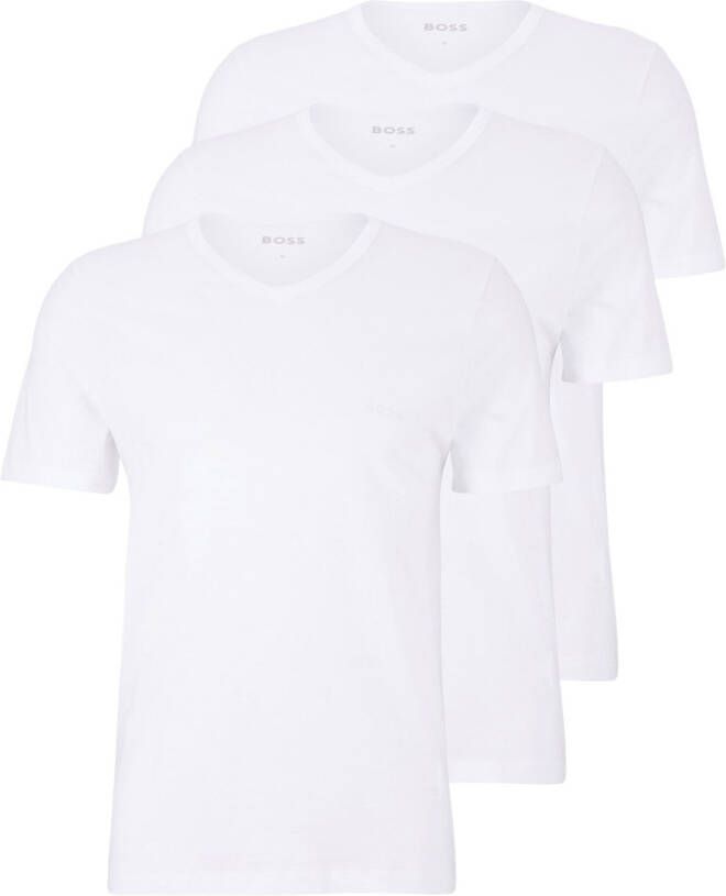 Boss Classic V-neck T-shirt Heren (3-pack)