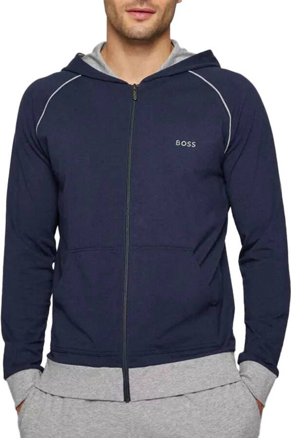 Hugo Boss vest donkerblauw met capuchon Mix & Match