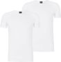 BOSS Heren Polo's & T-shirts Tshirtrn 2p Modern Wit - Thumbnail 2