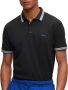 Boss Paddy Curved Logo Polo Heren - Thumbnail 2