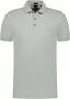 BOSS gemêleerde slim fit polo Passenger medium grey - Thumbnail 3
