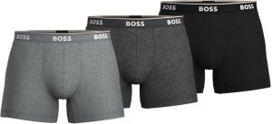 Boss Boxershort met logo in band in een set van 3 stuks model 'Power'