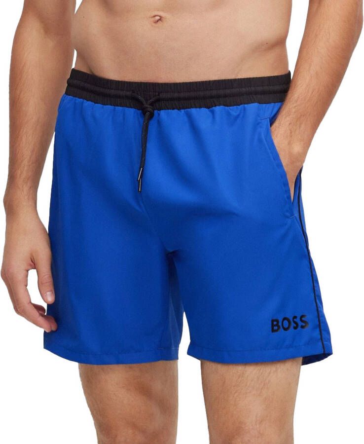 Hugo Boss Beachwear Blauw Heren