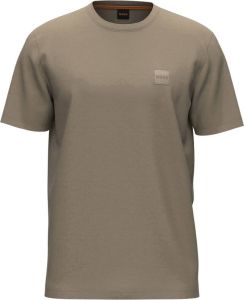 BOSS regular fit T-shirt Tales medium beige