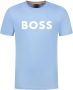 BOSS Heren Polo's & T-shirts Thinking 1 Lichtblauw - Thumbnail 3