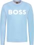 BOSS sweater met logo open blue - Thumbnail 2