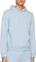 Hugo Boss hoodie sweater lichtblauw effen 100% katoen - Thumbnail 1