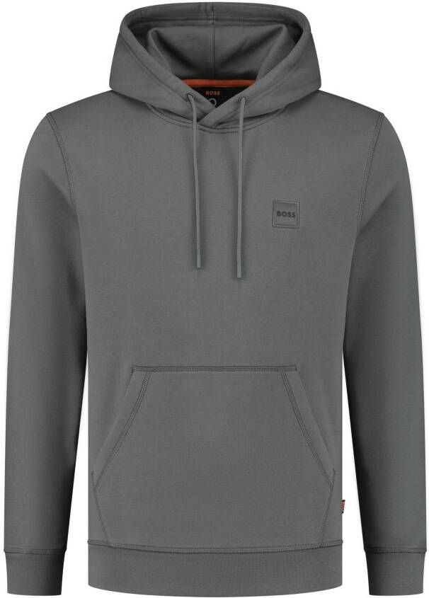 Hugo Boss Grijze Heren Hoodie Herfst Winter Gray Heren