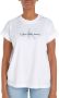 Calvin Klein Monologo T-shirt Wit J20J220717 YAF White Dames - Thumbnail 2