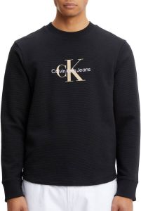 Calvin Klein Jeans Sweatshirt met labelstitching model 'ARCHIVAL'