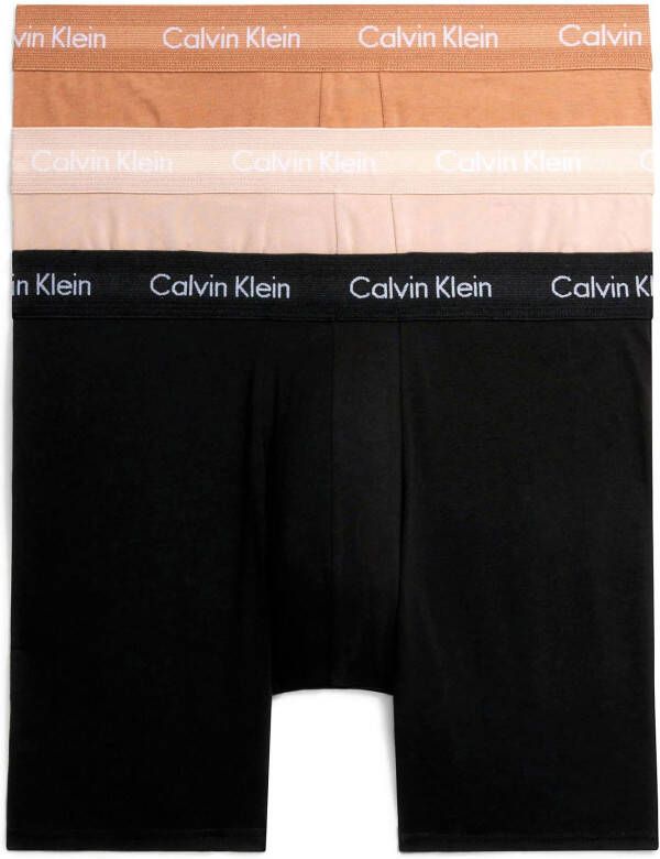Calvin Klein Boxershort BOXER BRIEF 3PK met -logo op de elastische band (3 stuks Set van 3)