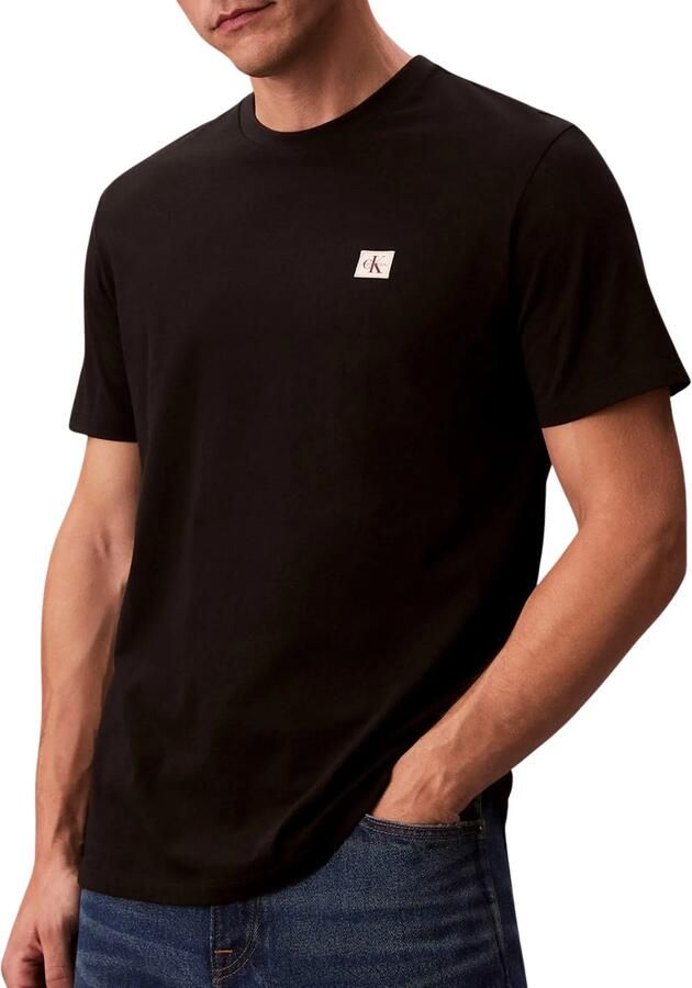CALVIN KLEIN JEANS regular T-shirt BADGE 30S zwart - Foto 8