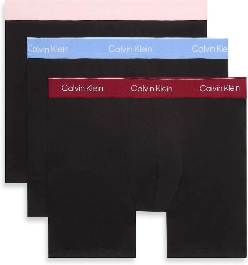 Calvin Klein Underwear Boxershort met elastische band met logo in een set van 3 stuks
