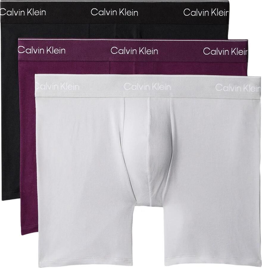 Calvin Klein Underwear Broek & boxershort van katoenmix in set van 3 model 'BOXER BRIEF'