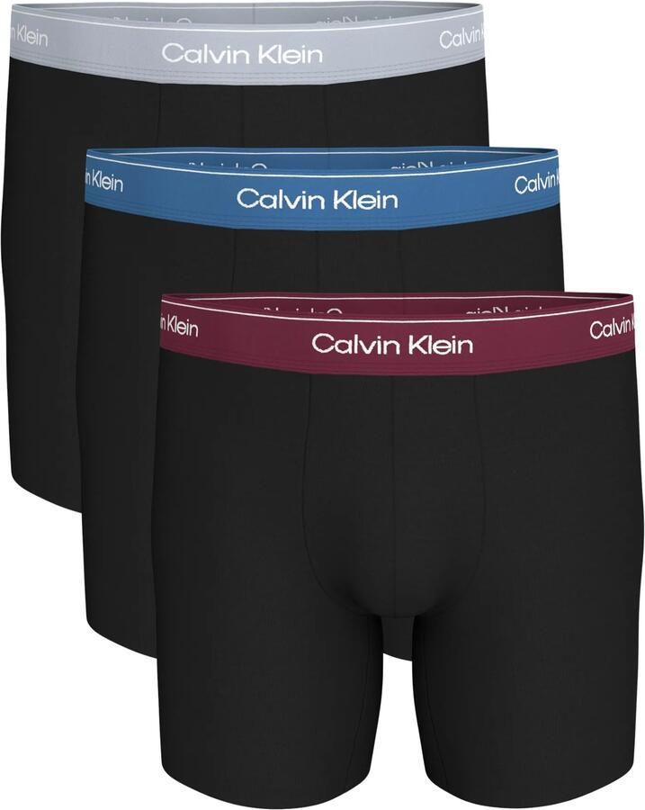 Calvin Klein Underwear Broek & boxershort van katoenmix in set van 3 model 'BOXER BRIEF' - Foto 2