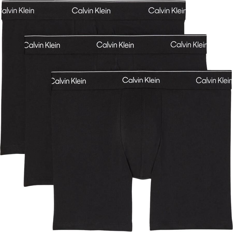 Calvin Klein Underwear Boxershort met elastische band met label in een set van 3 stuks