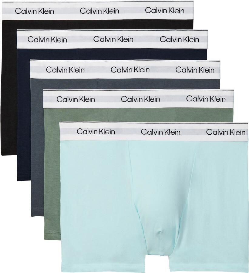 Calvin Klein Icon Cotton Stretch Trunk Boxershorts Heren (5-pack)