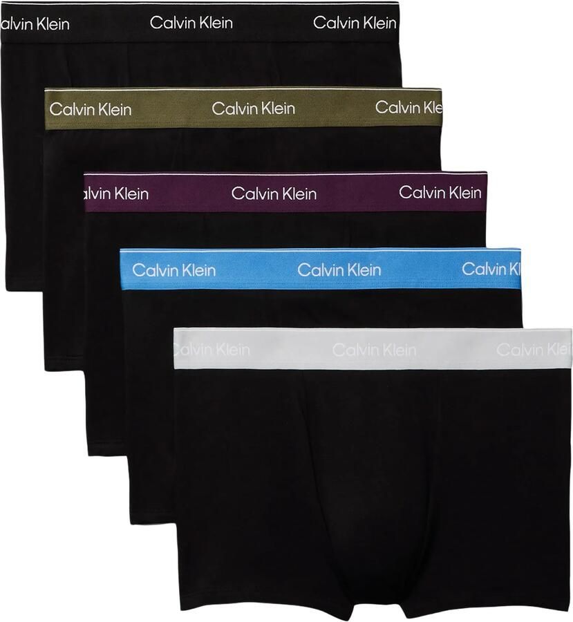 Calvin Klein Underwear relaxed fit trunks van katoenmix in set van 5 - Foto 3