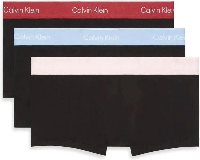 Calvin Klein Underwear Boxershort met logostitching in een set van 3 stuks model 'Low Rise'