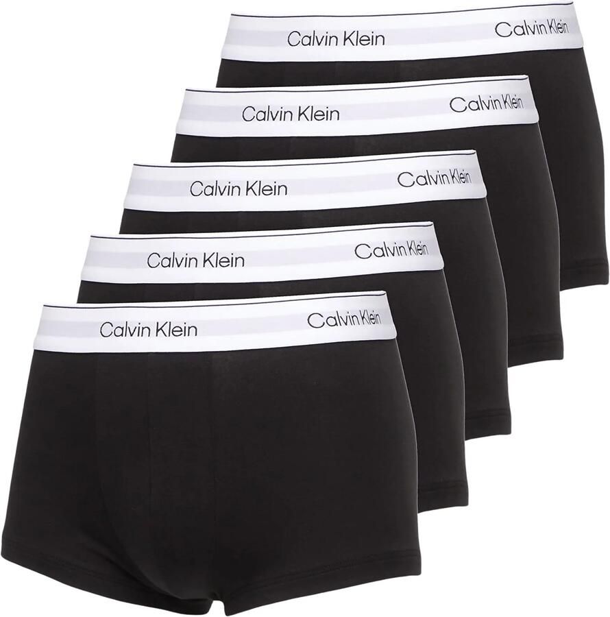 Calvin Klein Underwear Trunks met elastische band met label in set van 5