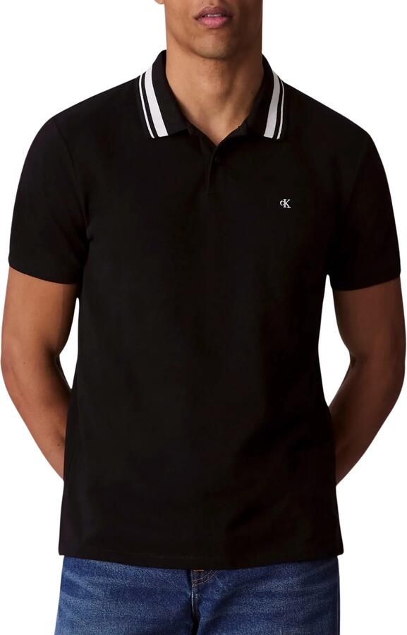 Calvin Klein Jeans Polo Shirt Korte Mouw SS MONOGRAM PIQUE LV04RC276G - Foto 8