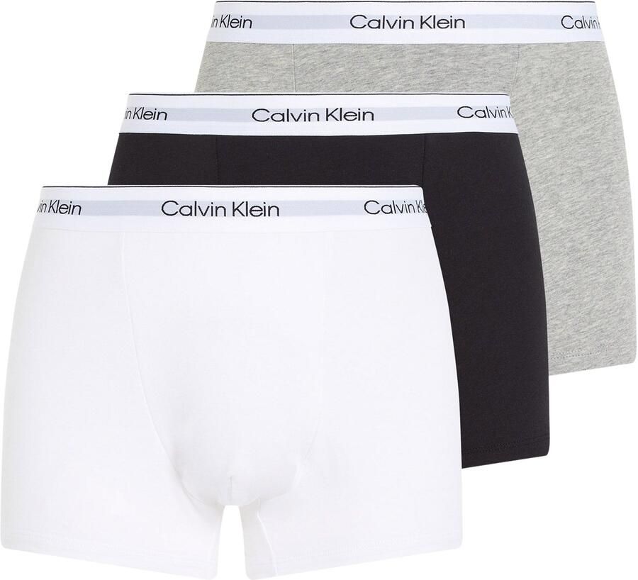 Calvin Klein Underwear Broek met elastische band met logo in een set van 3 stuks - Foto 4