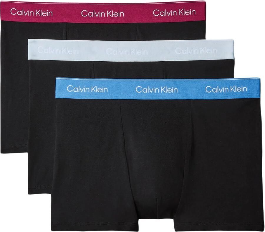 Calvin Klein Underwear regular fit trunks van katoenmix in set van 3