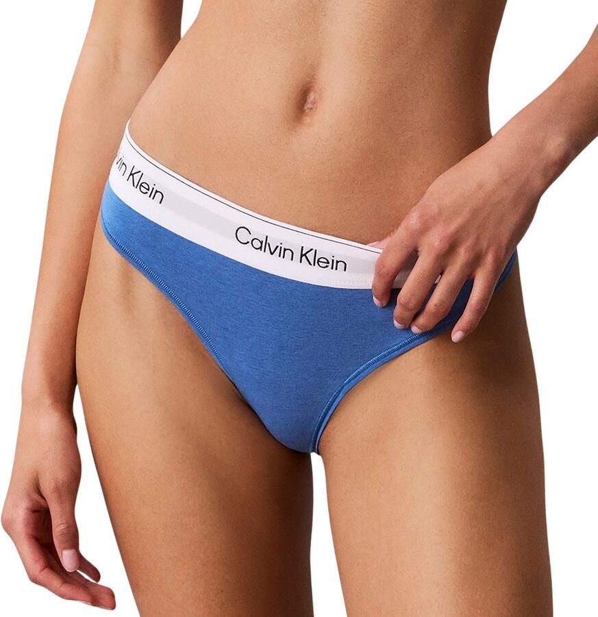 Calvin Klein string blauw - Foto 4