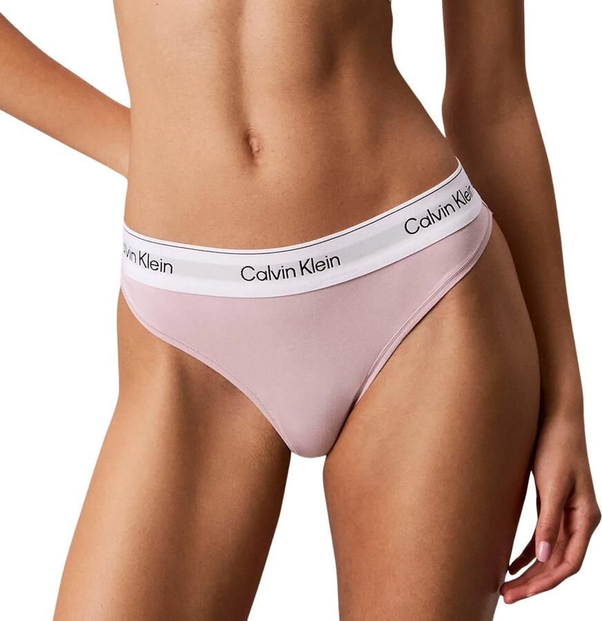 Calvin Klein Underwear String van mix van katoen en modal