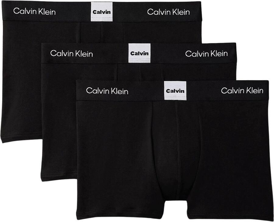 Calvin Klein Trunk LOW RISE TRUNK 3PK Met elastische taille (3 stuks) - Foto 3