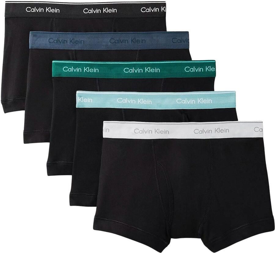 Calvin Klein Trunk 5PK Met elastische taille (5 stuks Set van 5) - Foto 2