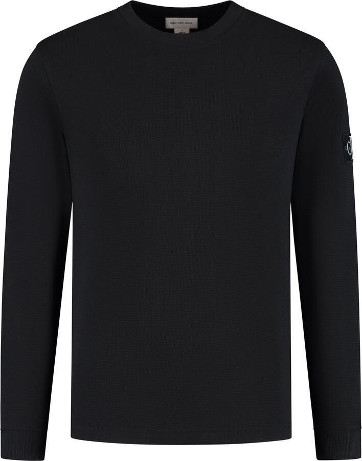 Calvin Klein Waffle Badge Sweater Heren